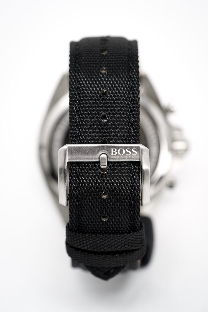 Hugo Boss Men's Watch Chronograph Black Driver Fabric Leather - HB1513087 - Image 5
